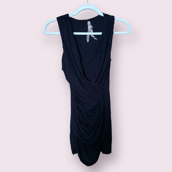 Bailey 44 Faux Wrap Little Black Dress - Picture 3 of 6